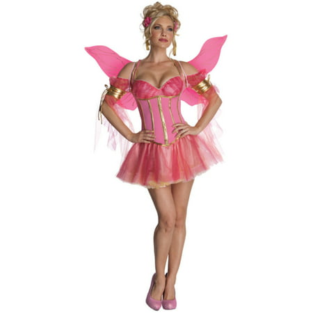 Women's Adult Enchanted Fairy  Pink Butterfly or Pixie Costume