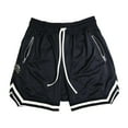thumbnail image 4 of Pantalones de entrenamiento de baloncesto de malla, pantalones cortos de fitness para correr europeos y americanos., 4 of 7