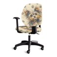 thumbnail image 4 of FUIALDOLG Desk Chair Covers Yorkshire Terrier Paw with Stretchable Soft Fit Swivel Chair Slipcover for Gaming Chairs, 2 Pcs Computer Office Chair Covers, 4 of 8
