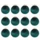 thumbnail image 2 of Adornos de bola de Navidad de terciopelo Paquete de 12 | Grandes decoraciones de árbol de vacaciones flocadas a prueba de roturas de 2.36" | Acabado mate Rojo Burdeos Tan Blanco Tierra | Elegante, 2 of 7