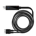 thumbnail image 2 of Convertidor de Cable MIDI USB Interfaz USB a Cable MIDI de Entrada y Salida Funciona para PC Laptop Teclado de Piano en Estudio de MúSica de 6,5 Pies, 2 of 5