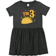 thumbnail image 3 of Inktastic I'm Three Taco Birthday Party Girls Toddler Dress, 3 of 5