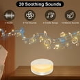 thumbnail image 2 of TSV White Noise Machine for Sleeping, Soothing Night Light Machine, 20 Soothing Sounds, Timer and Memory Function, 2 of 7