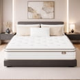 thumbnail image 4 of Spanspace 12 Inch Mattress, Hybrid Innerspring Mattress w/ Gel Memory Foam, Cool Sleep & Pressure Relieving, Full, 4 of 8