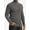 Deep grey, variant on OALUXE Turtleneck Ribbed Long Sleeve Shirts for Mens Undershirts Knit Thermal Fitted Basic Tops
