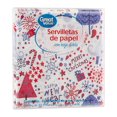 thumbnail image 2 of Servilletas de papel Great Value Navidad Merry Christmas con hoja doble 20 pzas, 2 of 4