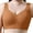 Orange, variant on Jelly Bras for Women BWASD Breathable No Underwire Seamless Underwear Comfortable Wireless Push Up Full Coverage Support Lift Bralette Everyday Padded Bra M-5XL