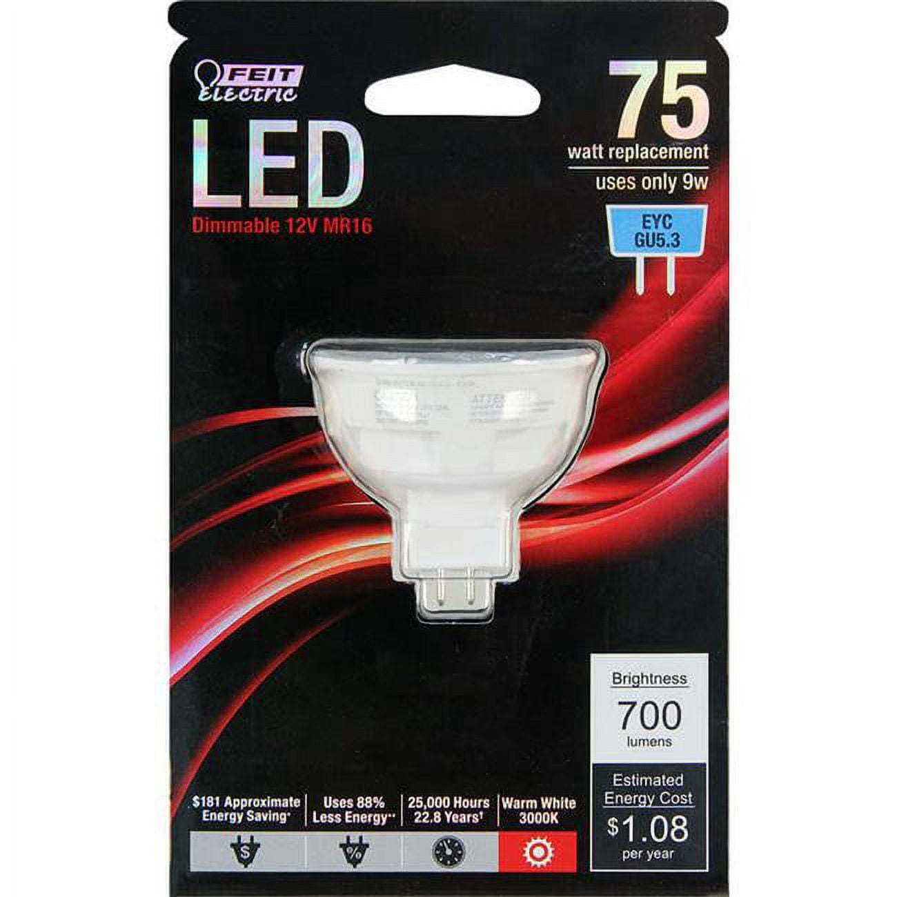Viribright 35 Watt Replacement MR16 GU5.3 Base 2700K Warm White 