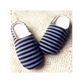 thumbnail image 2 of Women Man Striped Indoor Slippers Unisex Women House Shoes Non-Slip Warm Cotton Slippers Floor Slippers, 2 of 7