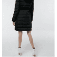 thumbnail image 5 of EXPRESS Black Long Down Belted Smocked Puffer Jacket Coat XXS, 5 of 5