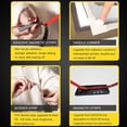 thumbnail image 4 of Density Mesh Window Screen, Precision Stitching & High-Density Mesh Technology for Gray Mesh White Frame, Up To Max 100 X 125Cm, No Punching & Breathable and Ventilation for Various Window Types, 4 of 5