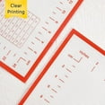 thumbnail image 4 of Silicone Pastry Mat Non-Stick Baking Mats Kneading Pad Non-Slip Counter Matts with Measurement Board Oven Liner for Fondant Rolling Dough Pie Crust Pizza and Cookies - Red, 4 of 5