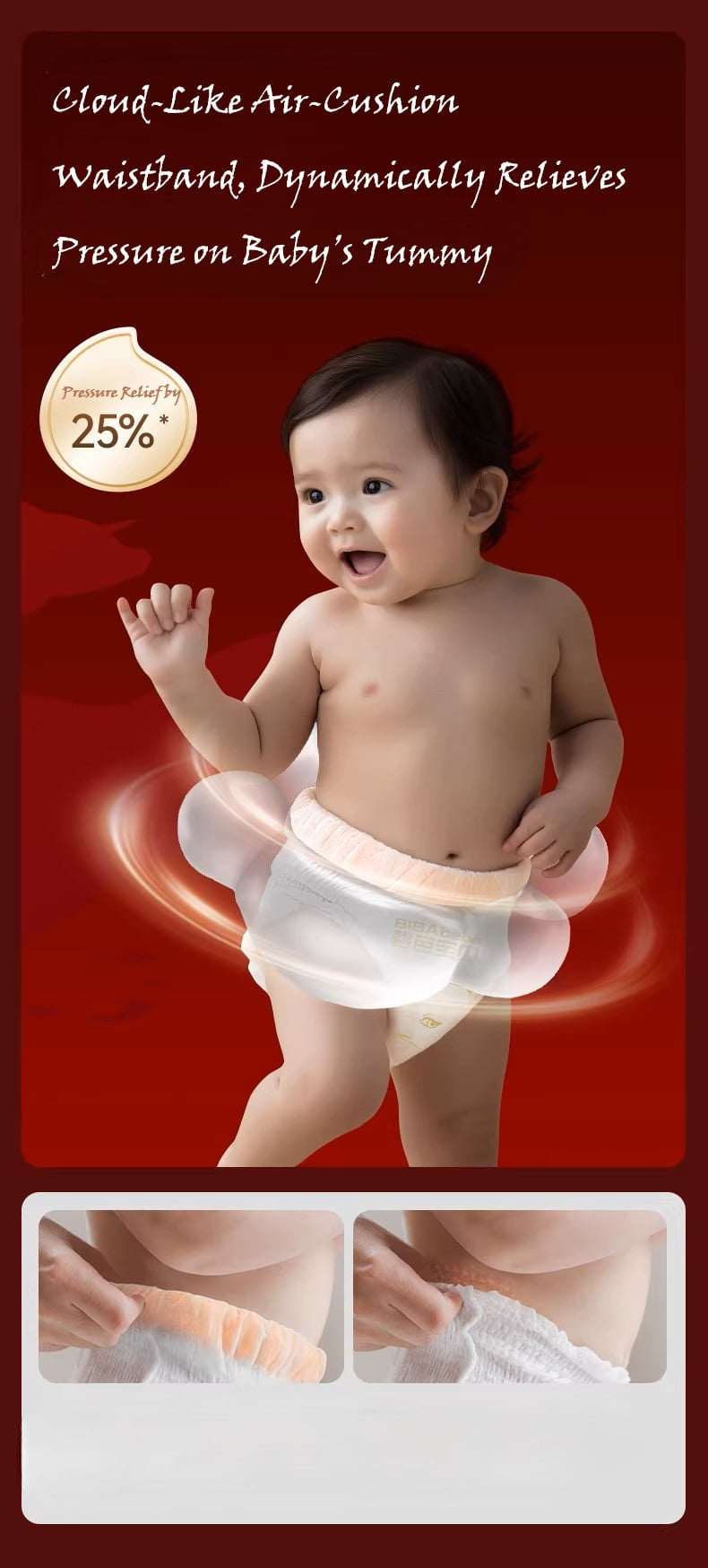 Beaba Baby Pull-up Diapers Size 5 (27-38 lbs), 34 Ct, 4 Packs, Jungle Fantasy Diapers, Ultra-Thin & Breathable