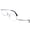 Silver, variant on Agstum Titanium Rectangle Gold Mens Optical Eyeglass Frames Size 53-17-138 / 56-18-145