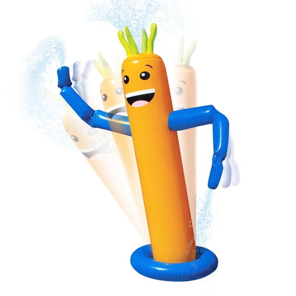 Banzai Wacky Wiggles Inflatable Sprinkler Outdoor Water Play Ages 3+