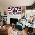 thumbnail image 4 of Bayyon UK Remembrance Day Grommet Flag Veteran Day Lest We Forget Flag Banner with Grommets 3x5Feet Man cave Decor, 4 of 6