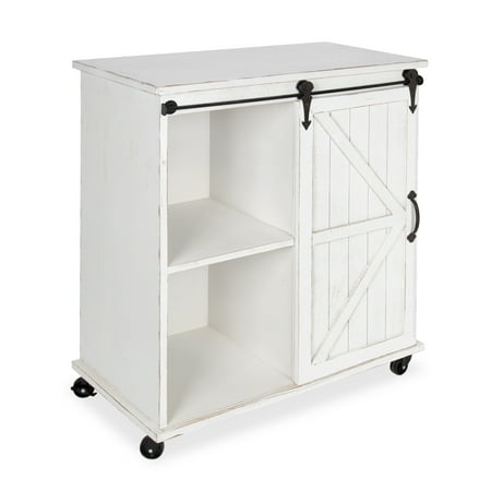 Kate And Laurel Cates Multi Purpose Wooden Rolling Kitchen Cart