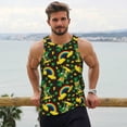 thumbnail image 6 of Daiia Happy St. Patrick's Day Printed Men's Quick Dry Fit Muscle Tank Top Slim-Fit Tank Workout Tank Top Lightweight Sports Tank Top-Medium, 6 of 7