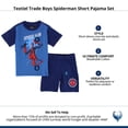 thumbnail image 6 of Textiel Trade Boys Spiderman Short Pajama Set, 6 of 6