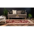 thumbnail image 4 of Unique Loom Voyage Collection Area Rug - Reddington (9' x 12' Rectangle Red/Cream), 4 of 11