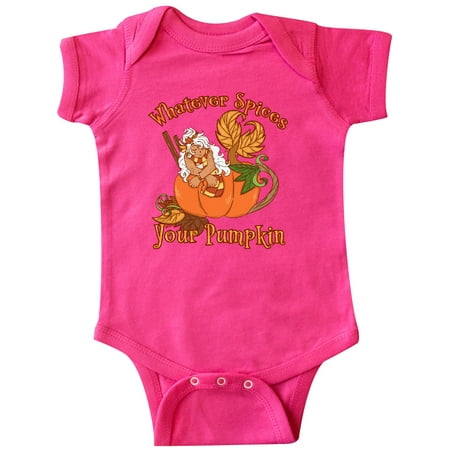 

Inktastic Whatever Spices Your Pumpkin Fall Mermaid Gift Baby Boy or Baby Girl Bodysuit