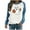 Blue#women's plus size halloween shirt, variant on Womens Halloween Shirt Raglan Long Sleeve Crewneck Sweatshirt Funny Ghost Print Tops Vintgae Festival Clothes Gift Green,XXL