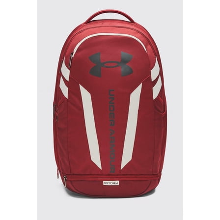 UA Hustle 5.0 Backpack-Cardinal Red OSFA