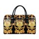 thumbnail image 2 of Noisydesigns-Bolso de viaje de PU con cremallera para hombre y mujer, bandolera Unisex, Maleta Floral dorada europea, envío directo, 2 of 4