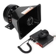 thumbnail image 2 of Kit de bocina de incendio con alarma de advertencia para automóvil, 9 sonidos y altavoz de megáfono de 130 dB y 200 W, 2 of 14