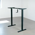 thumbnail image 5 of VIVO Black Manual Height Adjustable Stand Up Desk Frame Crank System, 5 of 7