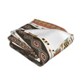 thumbnail image 3 of XMXT Throw Blanket, Retro Boho Aztec Tribe Print Machine Washable Blankets for Sofa, 60 x 50 inches Multicolor, 3 of 9