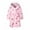 Pink, variant on Up to 60% off Gift Shldybc Boys Girls Robe Toddler Kids Hooded Sleepwear Fleece Bathrobes Cute Housecoat Gowns Toddler Plush Pajamas Sleepwear Spa Robe (2 Toddler-16 Years) Variety of Colors