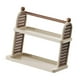 thumbnail image 3 of Soporte para tazas de café, organizador de cosméticos para baño, organización que ahorra espacio, multiusos Crema blanca de 2 capas, 3 of 9