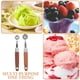 thumbnail image 3 of 2 cucharas para hacer bolas de helado y masa de galletas de acero inoxidable para postres de cocina., 3 of 6