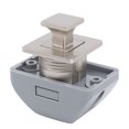 thumbnail image 1 of RV Cabinet Button Lock, Keyless RV Push Cabinet Locks Zinc Alloy RV Compartment Latch Catches for Yachts Motorhome Caravan Camping Vehicles, 1 of 7