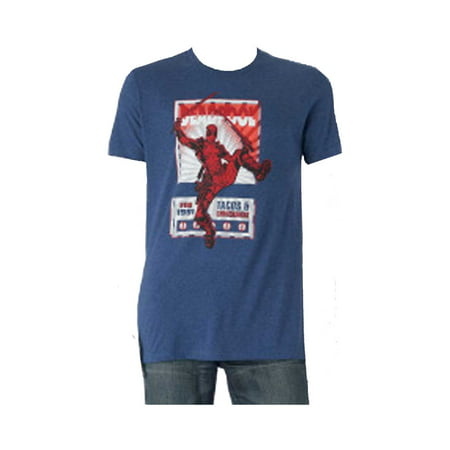 Men's Marvel Deadpool Ninja Tee T-Shirt Crew Neck (The Best Deadpool Comics)