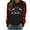 Red 01, variant on Womens Christmas Buffalo Plaid Shirt Raglan Long Sleeve Tops Crew Neck Sweatshirt Loose Plus Size Holiday Outfit (XL, Red 10)
