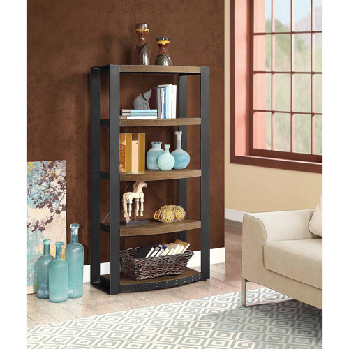 Santa Fe 5-Shelf Tower, Brown