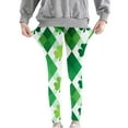 thumbnail image 5 of hotojiny Girls Leggings St. Patrick's Day Gift for Kids Elastic Waist Tights Pants Stretchy Slim Fit Soft Trousers Toddler 3-8 T, 5 of 7