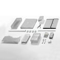 thumbnail image 6 of Enday 3 Inch Binder 3 Ring Binders with Pockets for Home, Office, School Supplies Organization Gray, 6 of 7