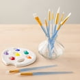 thumbnail image 2 of Artist's Loft White Synthetic Acrylic Round & Flat 10 Piece Brush Combo Necessities, 2 of 6