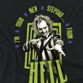 thumbnail image 2 of Beetlejuice Beetlejuice Stepdad From Hell Women's Crop Top T-Shirt, Black, Medium, 2 of 4
