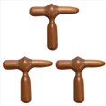 thumbnail image 1 of 3x Acupuntura Acupuntura Martillo Madera Mano Pie Pierna Masajeador Salud Belleza Herramientas, 1 of 8