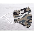 thumbnail image 1 of Adjustable Washable Face Masks with PM 2.5 filters (Green Camouflage), 1 of 4