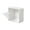 White, variant on Pack Wall-Mounted Clear Acrylic Cotton Swab Dispenser – Clamshell Design Storage Box with Self-Adhesive Backing,Cotton Pads Storage Box, Wall-mounted Flip Bathroom Organizer (White,3.35x1.81")