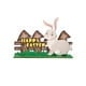 thumbnail image 1 of Advancent Conejo de Pascua Adorno festivo Pintado a mano Aspecto de moda Huevo de Muebles de Conejito Decoración Fiesta Kits de decoración para fiestas conejo gris, 1 of 6