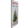 thumbnail image 3 of Northlight 23.5" Rustic Wooden Christmas Tree Farm Hanging Wall Sign, 3 of 4