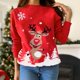 thumbnail image 1 of Navidad nueva sudadera familiar suéteres de Navidad madre padre hija hijo traje a juego mujeres hombres pareja Jersey niños Tops, 1 of 4