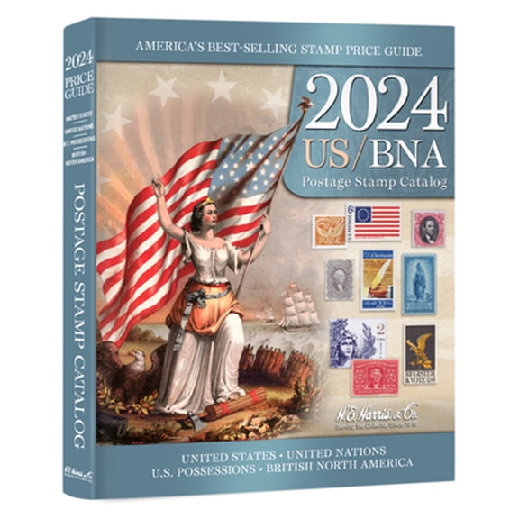 Pre-Owned Us/Bna Stamp Catalog 2024: United States, United Nations, U.S. Posessions, British North America (Hardcover) by Whitman Publishing