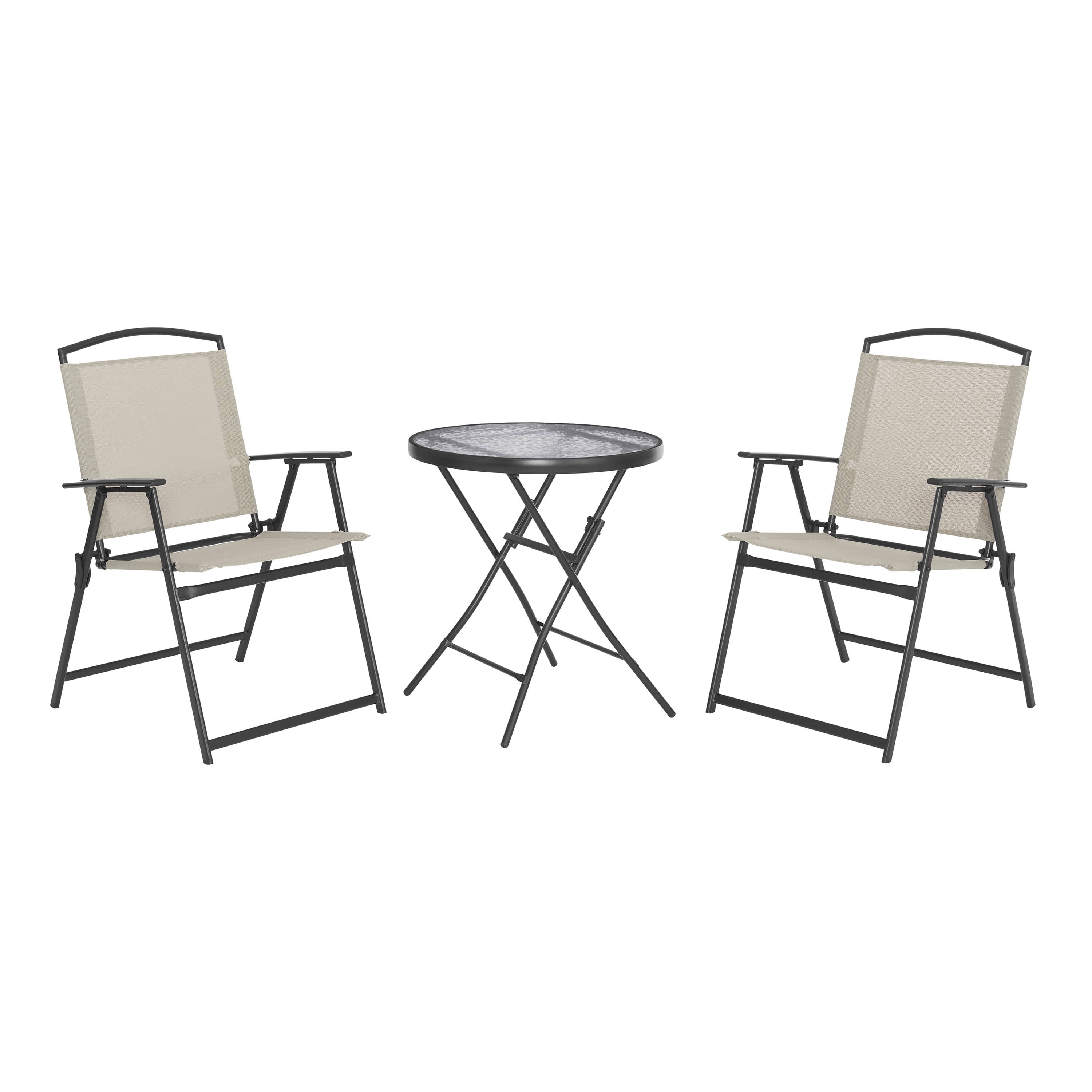 Mainstays Albany Lane 3-Piece Outdoor Bistro Set, Tan